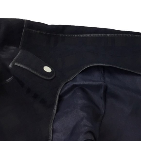 Escada Sport Wool Silk Blend Navy Black Textured Casual Full Zip Jacket Size 40 - Picture 9 of 12